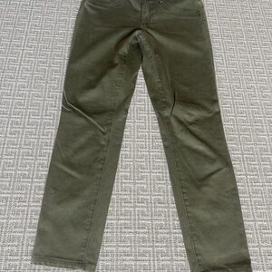 AG Adriano Goldschmied Khaki Straight Leg Women's Jeans